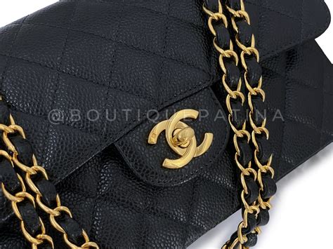 vintage chanel caviar black chain bomber|The Best Vintage Chanel Bags to Collect Now.